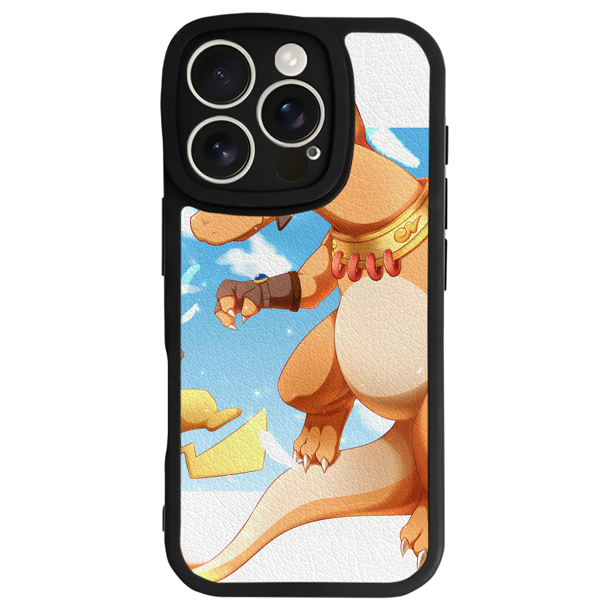 （画像用） ポケットモンスター Pokémon 【iPhone 16シリーズ対応】シリコンスマホケース（レザー調） 材質：シリコン